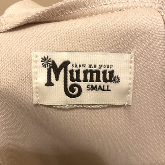 Show Me Your Mumu Jenn Maxi Dress in Nude Size Small - Picture 5 of 7